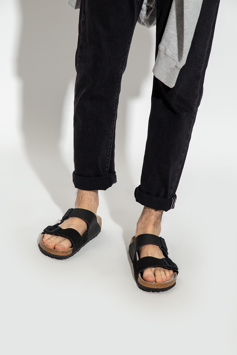 Birkenstock arizona split suede sandals hot sale